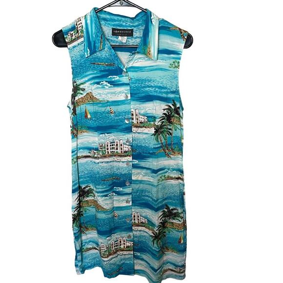 Vintage Connected Apparel Hawaiian Dress - Picture 1 of 6